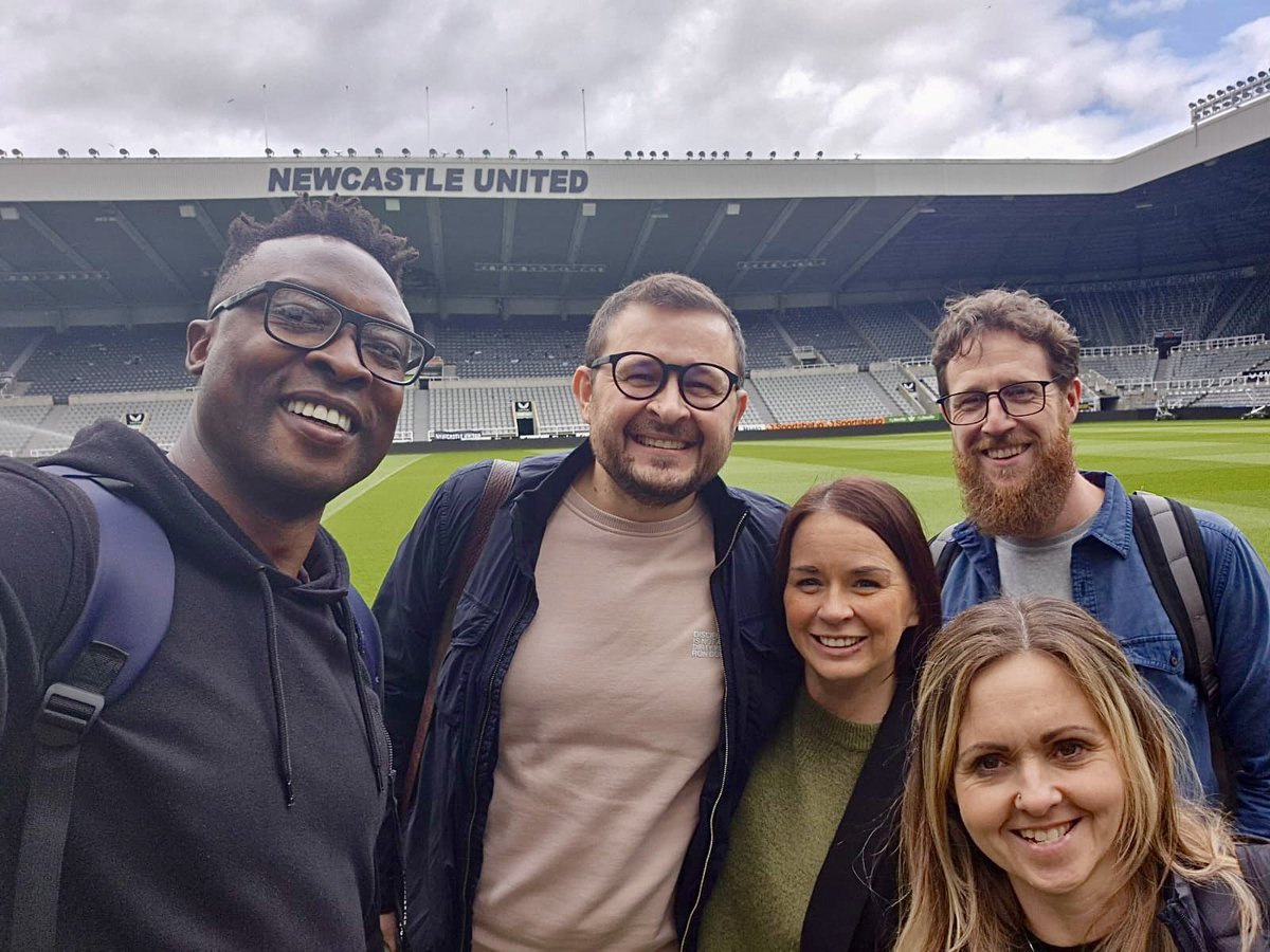 OstryMarci's tweet photo. Just 5 senior leaders spending a day talking #RacialEquity and #SocialJuctice #LeadershipMatters #NUFC #thepowertolift #toinspire #toachieve @NUFC https://t.co/M3vsBMZTyw