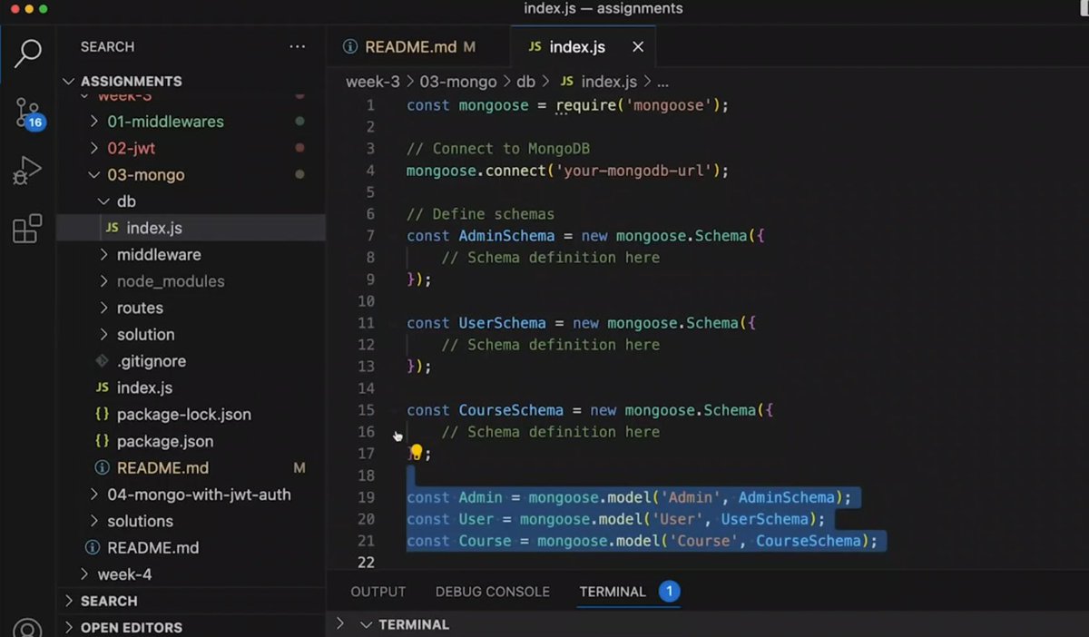 yasir_juned's tweet image. Day 26 of #100daycode 

today i cover the deep drive in database [mongoDB] of harikrat sir cohort .
-&amp;gt; Trying to make frontend  projects