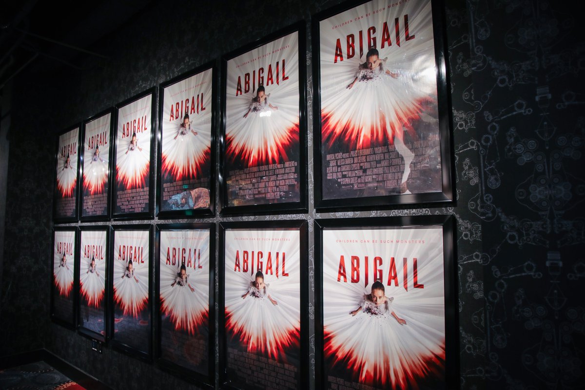 Thrills, chills, and laughs lit up our theater last night as the team behind ABIGAIL stopped by for a Live Q&A — diving deep into the world of vampire ballerinas! Haven't seen this would-be victim tale, what are you waiting for? Get tickets now: bit.ly/4aBS2EQ.