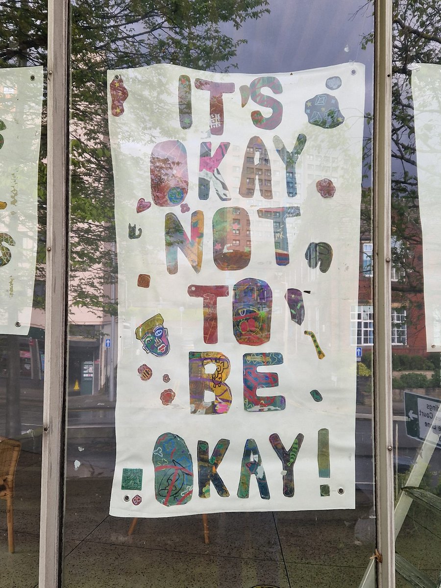 Have you seen the banners in the Artlink from the A6 yet? These banners are part of the  <a href="/SKTownOfCulture/">Stockport Town Of Culture</a>  Creative Commission facilitated by <a href="/MakeBuildGrow/">MakeBuildGrow</a>  by young people in Stockport.