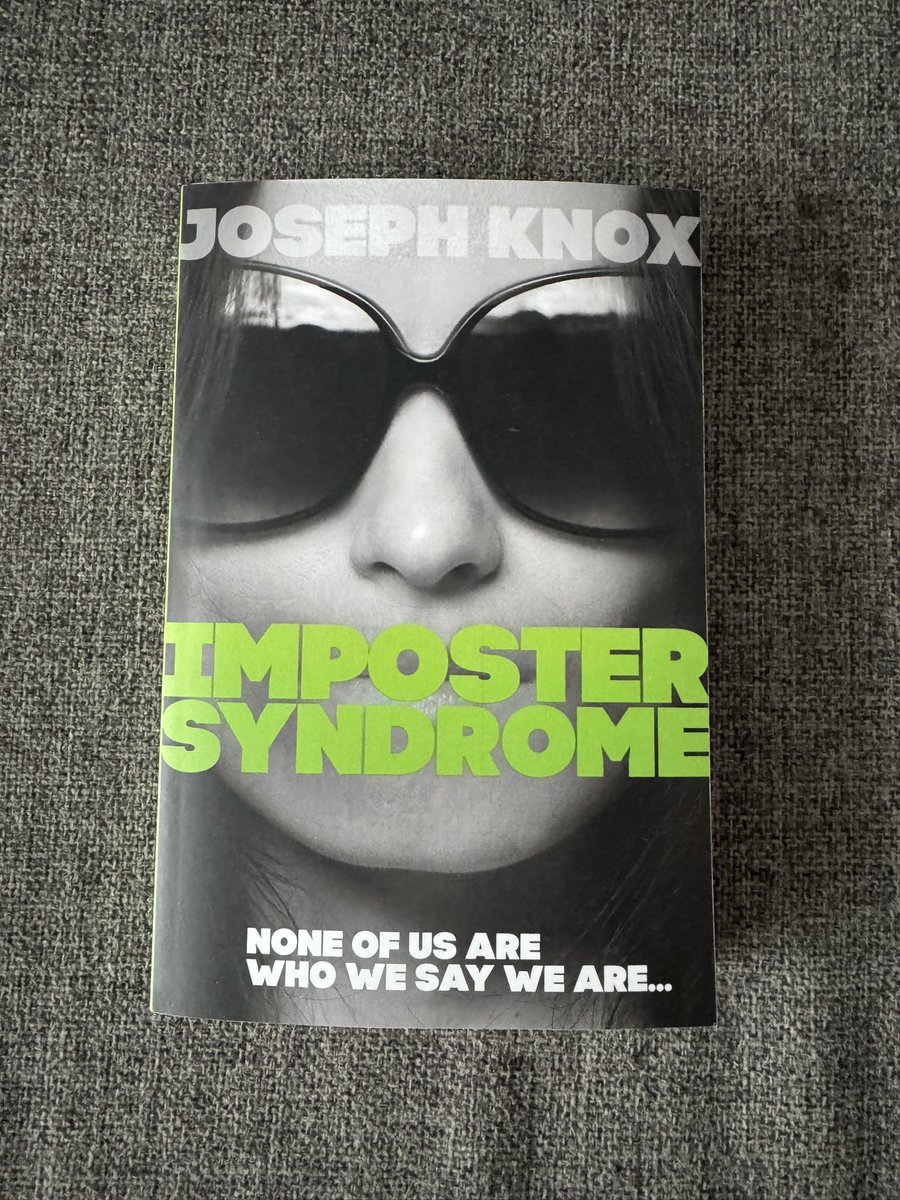 Stunning book post today - anything from @josephknox__ immediately goes to the top of the TBR pile...thanks @alisonbarrow