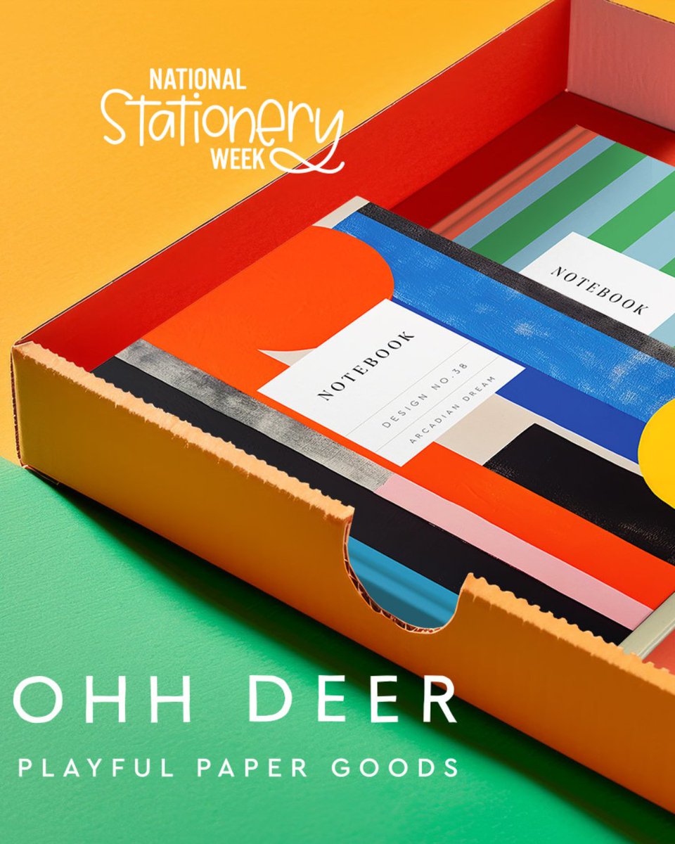 “We will be running multiple giveaways on 18th May, with over 80 winners to be selected… 👀 ” Just teaser of what’s to come from our Saturday sponsor: @ohh_deer! #NatStatWeek #WritingMatters #LoveStationery #StationeryTakeaway