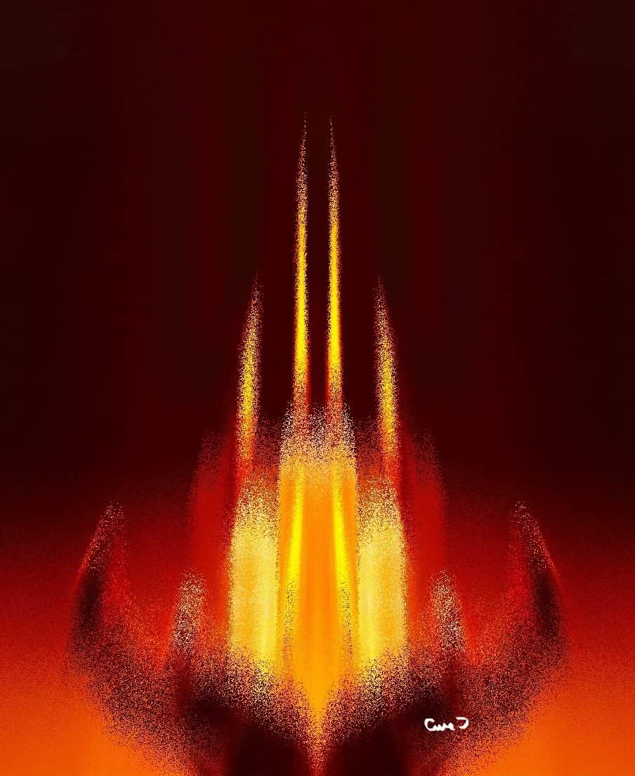 سُوُرُ جمالك عظيم 
وصُوُرُه هائل 
كلما مررت .. ينفخ فينا ؛
فتقوم قيامتنا 
ونخرج من أجداثنا .. 
مؤمنين صالحين ..
لكل مكان وحين