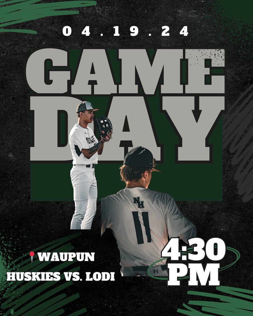 Huskies travel to Waupun for an exciting tournament weekend. First game is today @ 4:30pm against Lodi🔥⚾️