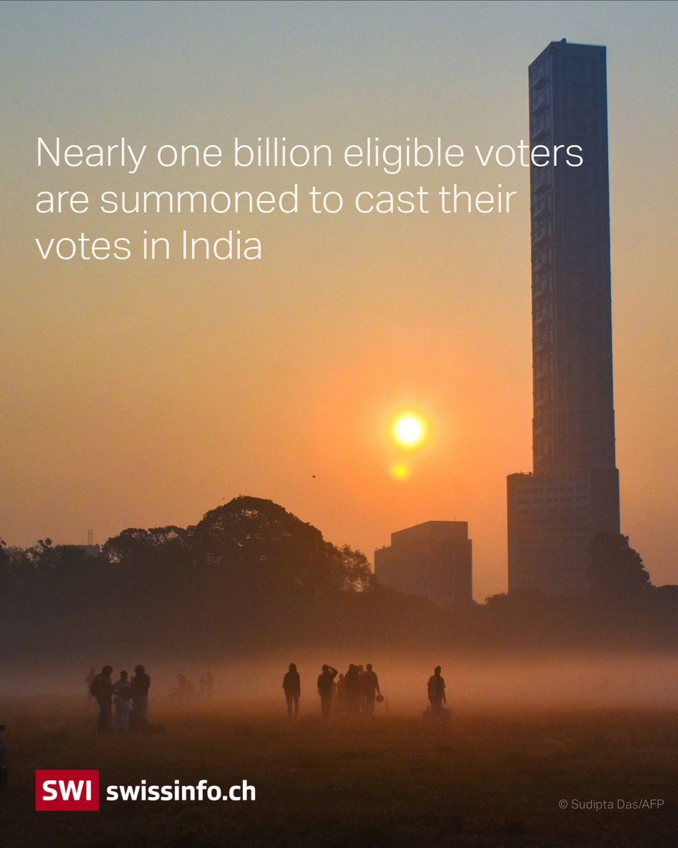 People in India have begun voting to elect their new parliament. We spoke to Professor <a href="/itihaashtag/">Debjani</a>, a historian from India currently teaching at the <a href="/UZH_en/">University of Zurich</a>. Read the full interview here 👉 buff.ly/3xmh4cU
