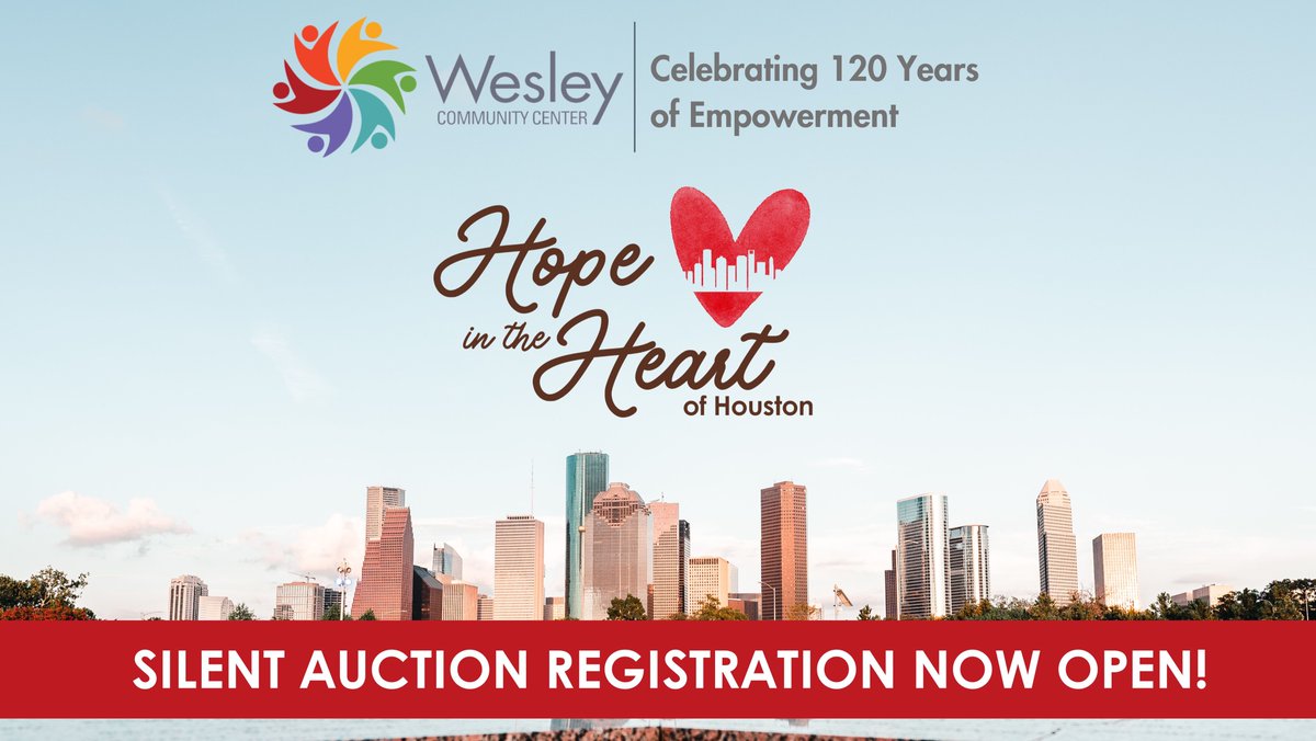 Great News! Did you know that our silent auction for Hope in the Heart is FREE to register!? Even if you are unable to join us Next Wednesday, you are still able to bid from the comfort of your home via your mobile device/laptop. Click the link to register wesleyhouse.home.qtego.us