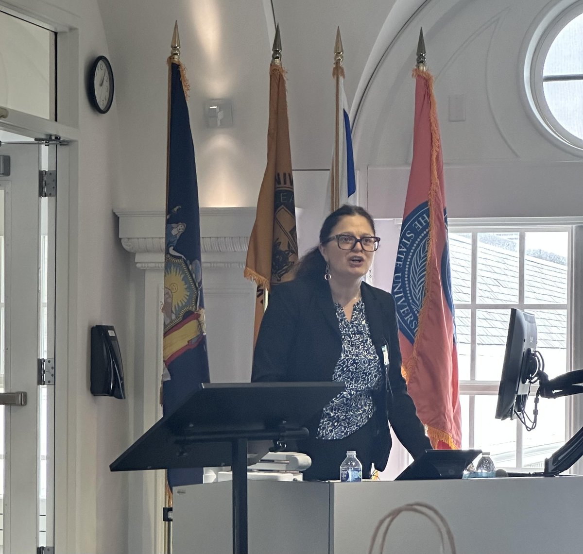 Lusine Poghosyan, the Stone Foundation and Elise D. Fisher Professor of Nursing @Columbia, is now delivering the 27th Annual Bonnie Bullough lecture, 'Nurse Practitioner Workforce and Health Equity: Building a Program of Research.' #UBuffalo #Nursing