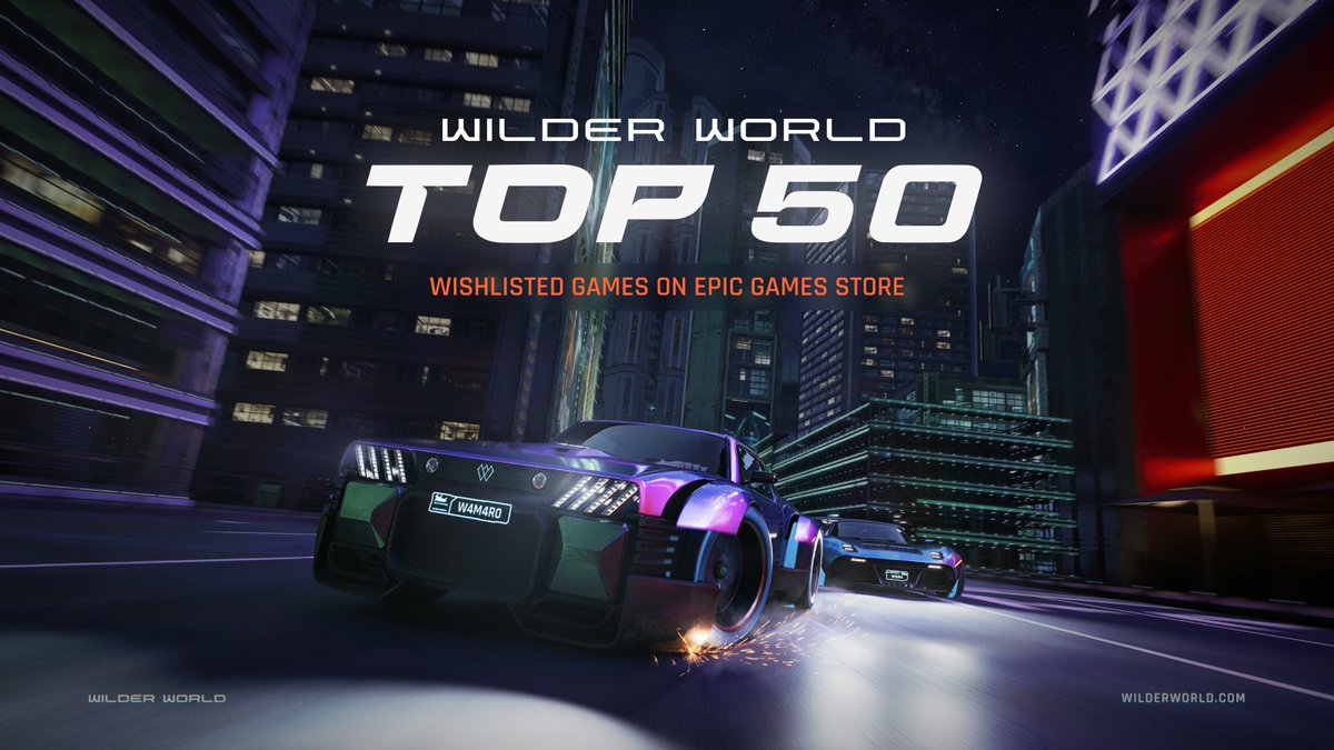 Wilder World has entered the top 50 Wishlisted games on the Epic store! The quest for #1 continues. Wishlist now ⬇️ store.epicgames.com/en-US/p/wilder…