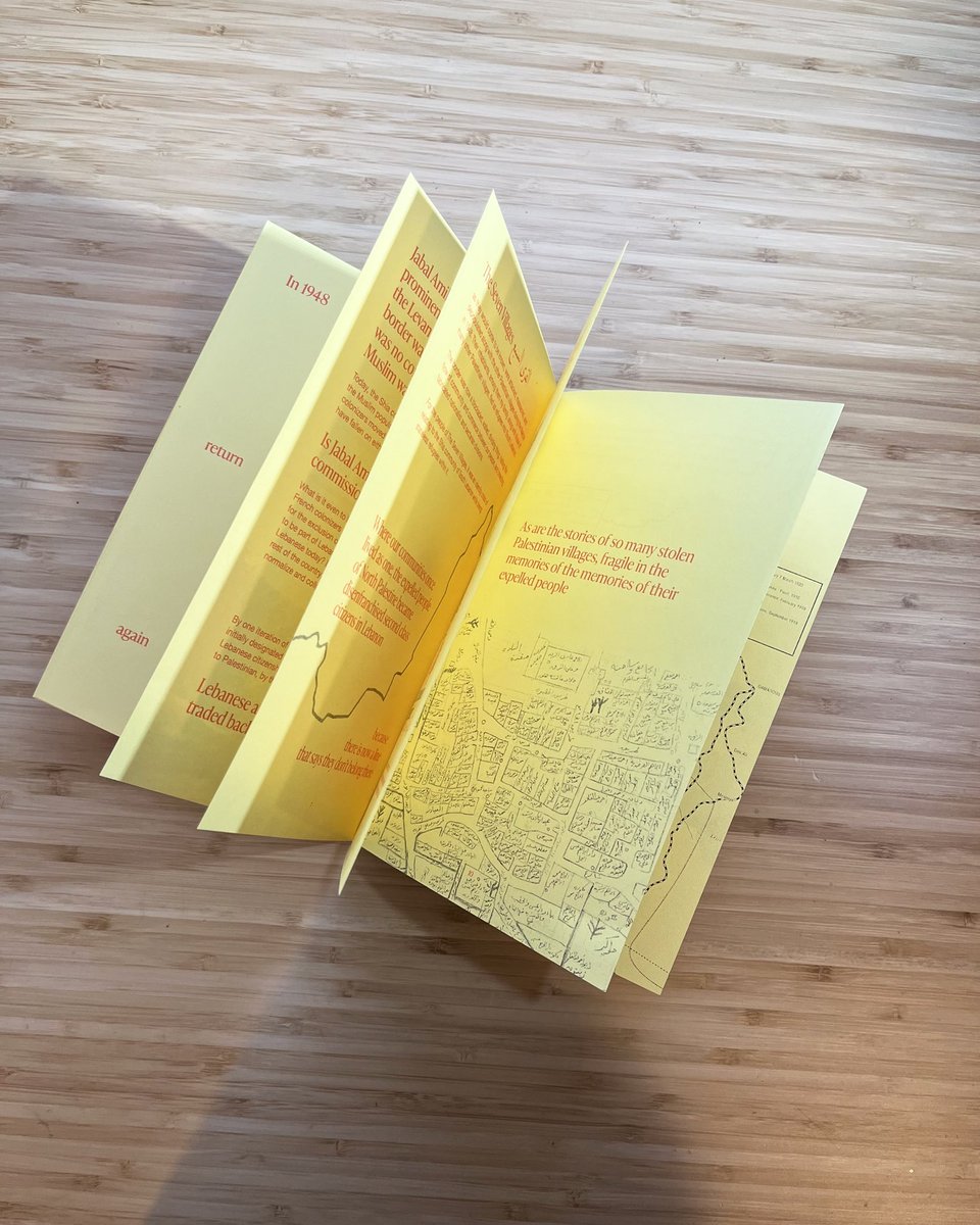 Second printing of ‘to walk freely’ by @inkalypse - a zine about the history of the Palestine-Lebanon border, combining archival photos, maps & writing to examine forgotten history - now available +Find this & more of our books @typebooks in Toronto & @LibrairieDandQ in Montreal
