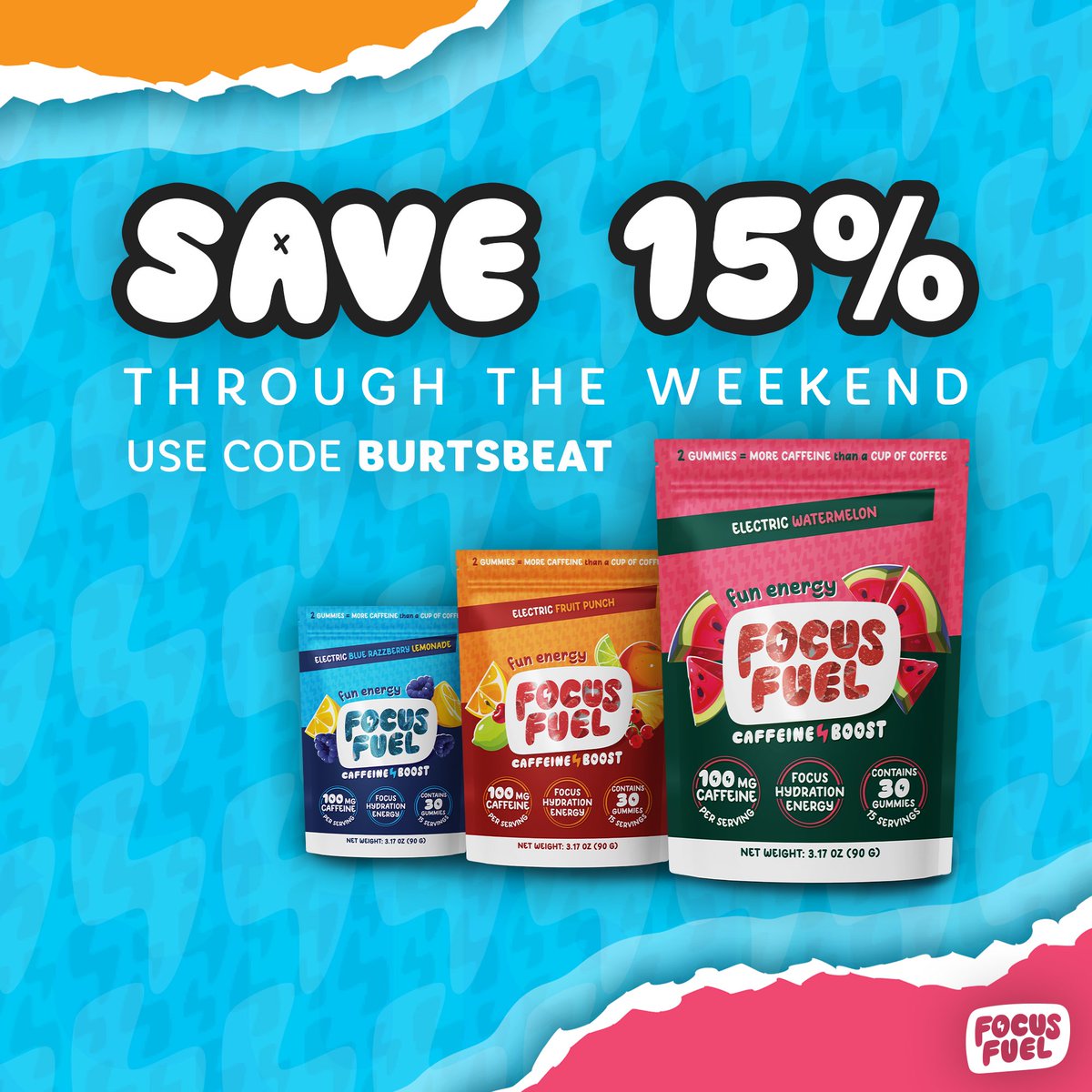 Look how lucky we got!

15% off using “BurtsBeat” at checkout! Use the link-  thefocusfuel.com/?snowball=Burt… and get yours today!! This weekend only!! <a href="/the_focusfuel/">FocusFuel</a>