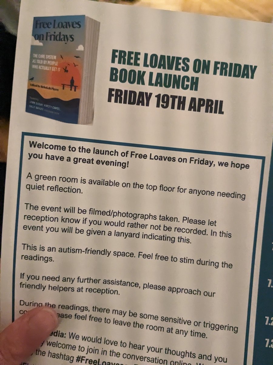 Excited to be at the #Freeloavesonfriday launch this evening!