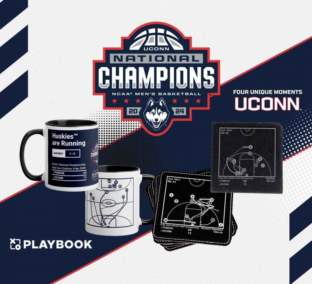 The 2024 UCONN National Championship Collection is live! Sorry for the wait, but you’re going to love it! playbookproducts.com/collections/20…