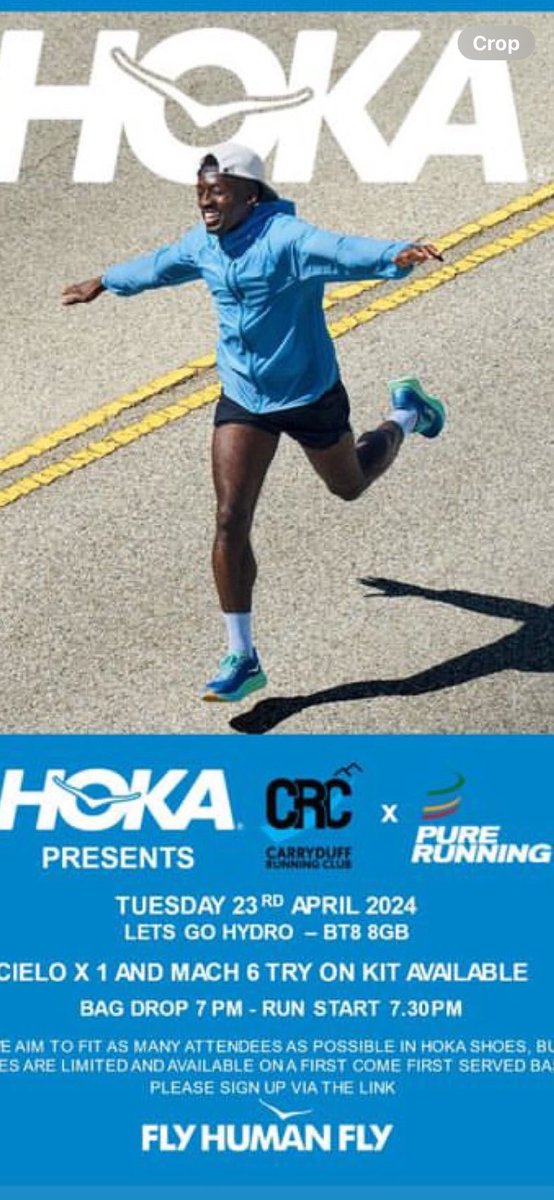 ⁦Testing 1,2,3 @hoka ⁦@carryduffrc⁩ See you all Tuesday 🌟🙌