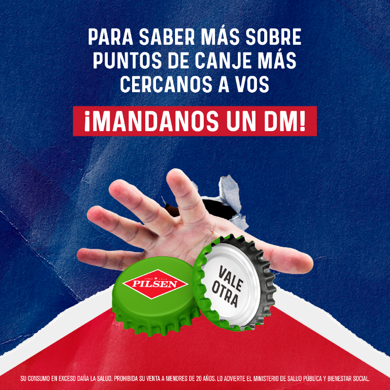 PilsenPy's tweet photo. Caza promos... ¡A canjear esas tapitas! 💥

Encontrá las señales en las diferentes bodegas y despensas 🍺😉

O si necesitás más información sobre los puntos de canje más cercanos a vos, ¡mandanos un mensaje al inbox! 📥