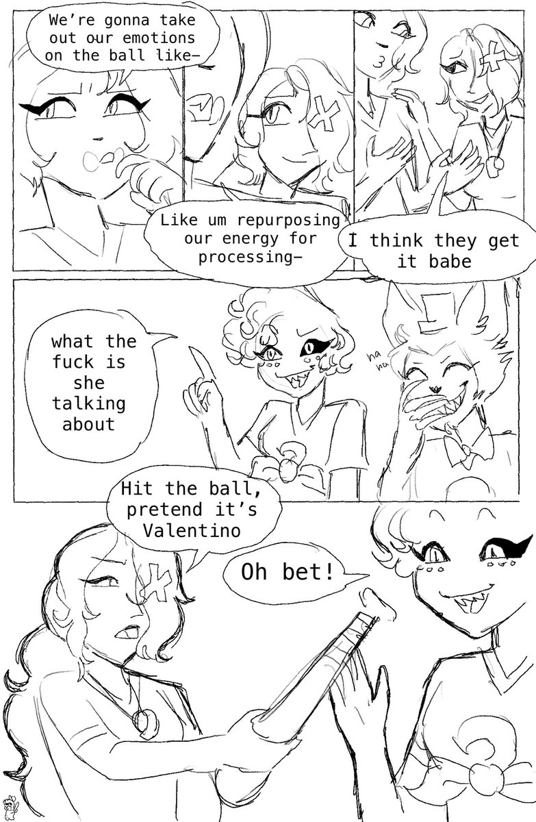 J3nny0__0's tweet photo. PT.24 we ballin โพ๏ธ๐ช #HazbinHotelAlastor #HazbinHotelFanart #HazbinHotel #alastorxlucifer #LuciferFanart #LuciferHazbinHotel #LuciferMorningstar #HazbinHotelAU #HazbinHotelComic #Interactivecomic https://t.co/gE96Bj7KCn