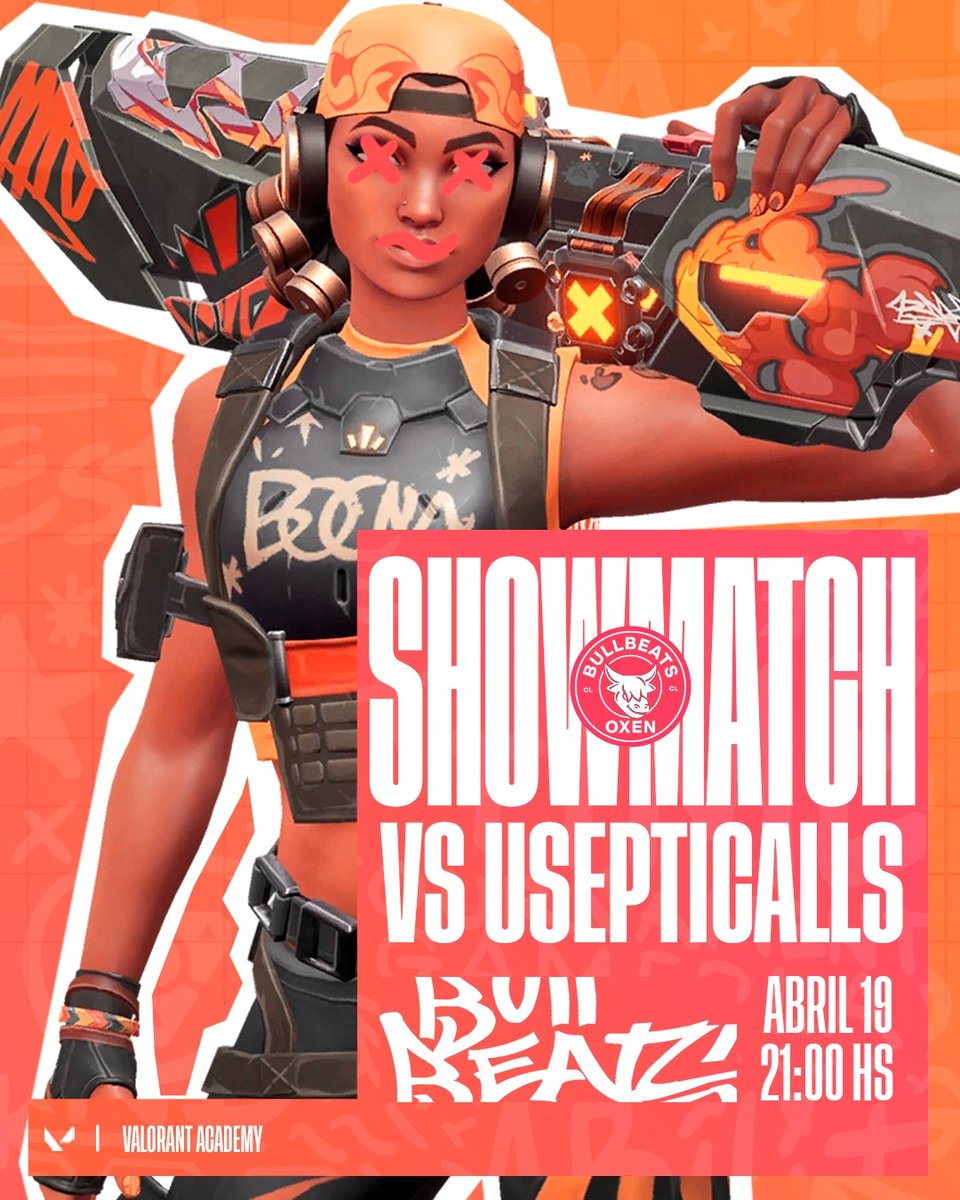 oxenlatam's tweet photo. NOCHE DE SHOW 🌃✨

Hoy a las 🕘 21:00 jugaremos un showmatch contra @usepticals. Los nuevos #BullBeats 🇨🇱 harán su primera aparición en el server contra el roster que renueva nuestro rival 🤘

Vas a poder disfrutar del partido con el relato de @titoelcaster 🎙
📺 https://t.co/nTWGAvrmzg

#BeBullish 🐂