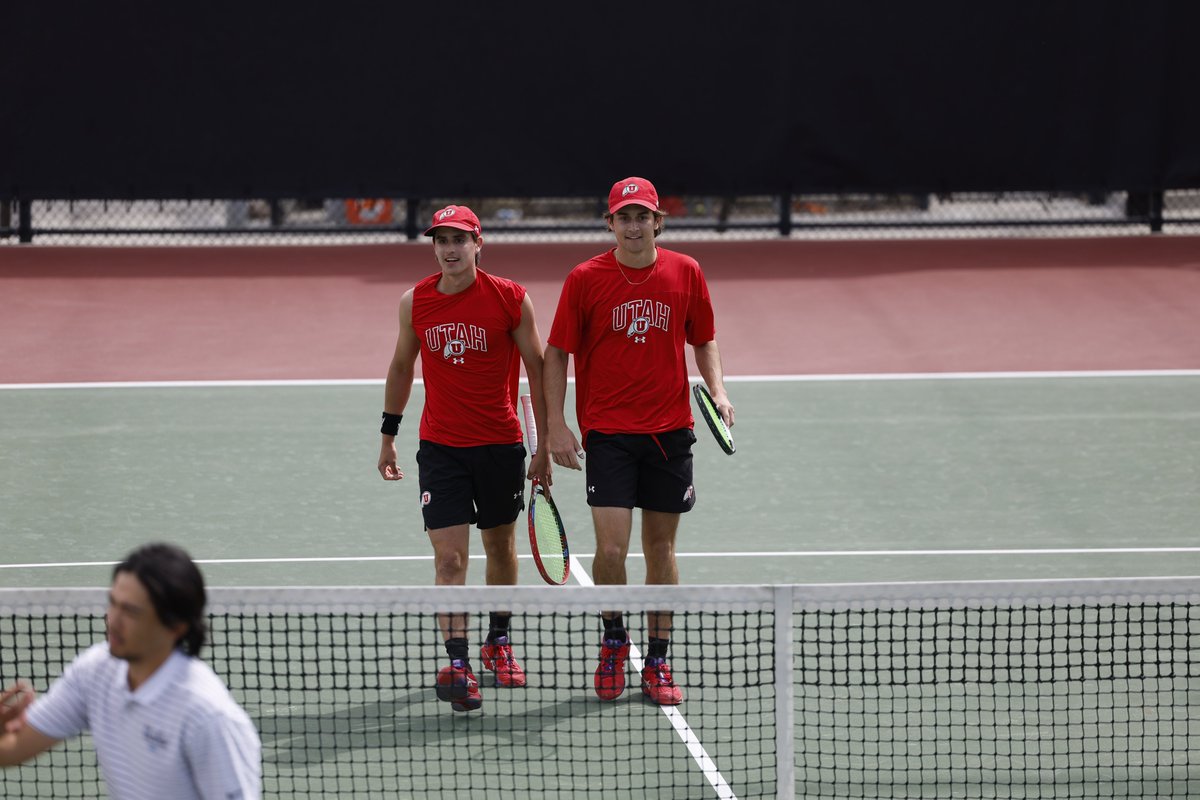Gianluca Citadini and Dylan Applegate picked up a 6-3 win at No. 3 in the doubles! #GoUtes