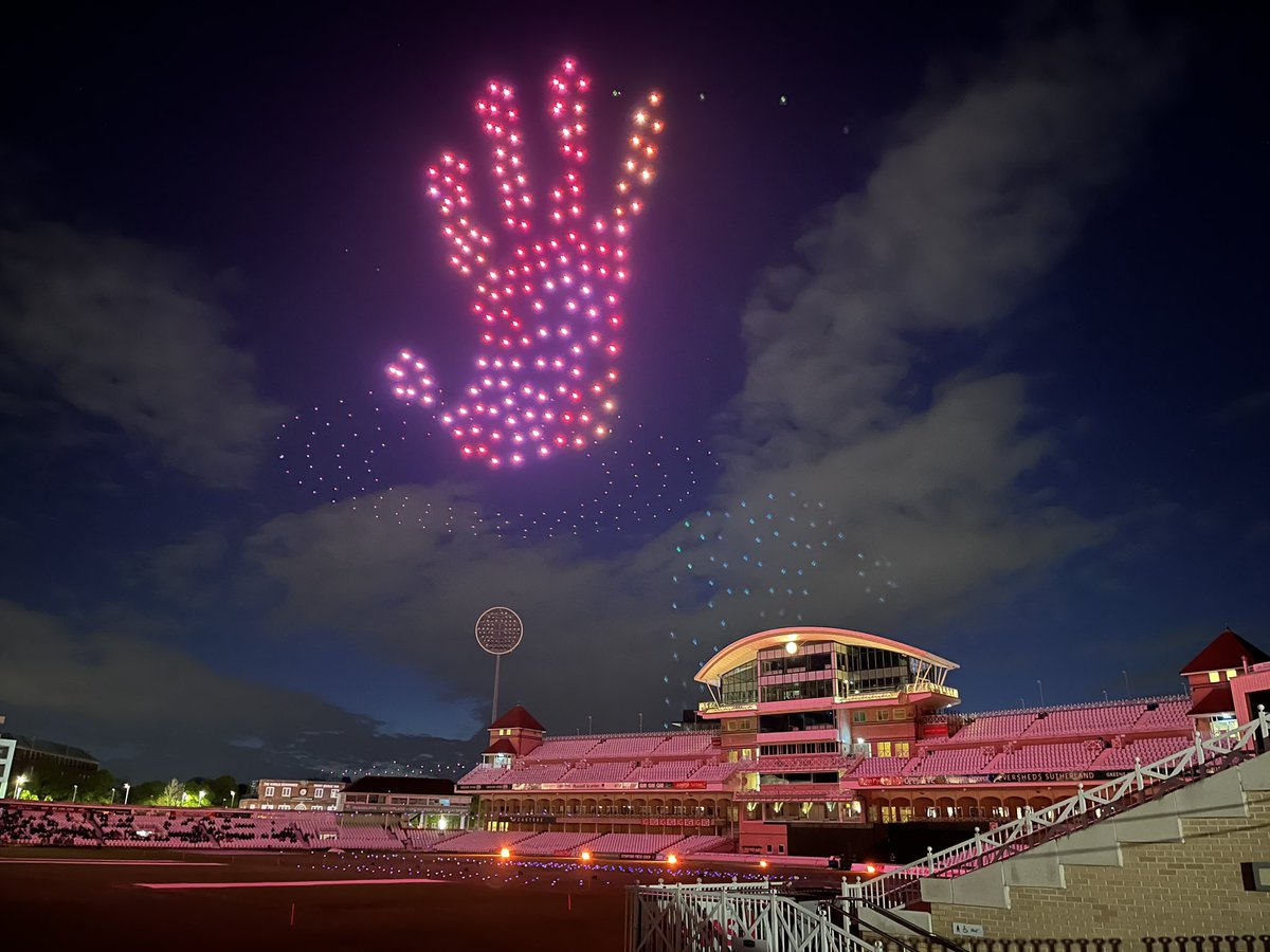 DaveJephson's tweet photo. Nice to see @TrentBridge have developed an elaborate way for the umpire to signal byes… was @itsmattchin involved by any chance? https://t.co/Jx4SI6IB4r