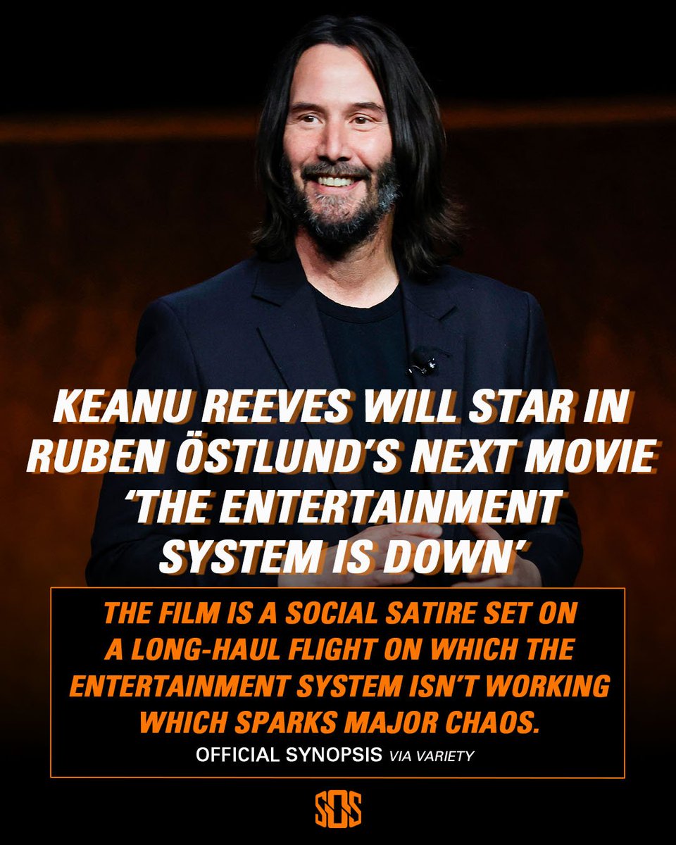 Keanu Reeves starring in a Ruben Östlund film is 🔥🔥🔥