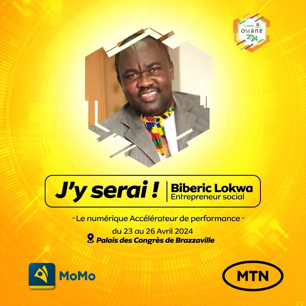 Destination ===> <a href="/OsianeCg/">Osianecg</a> avec <a href="/MTN_123/">MTN CONGO</a>
🔸 Rendez-vous du 23 - 26 Avril 2024 au palais des congrès de #Brazzaville pour ce grand Salon des nouvelles technologies en Afrique.

🔴 𝗝'𝘆 𝘀𝗲𝗿𝗮𝗶 ! ❤️

#Osiane2024 #MTN #ChezMoiAuCongo