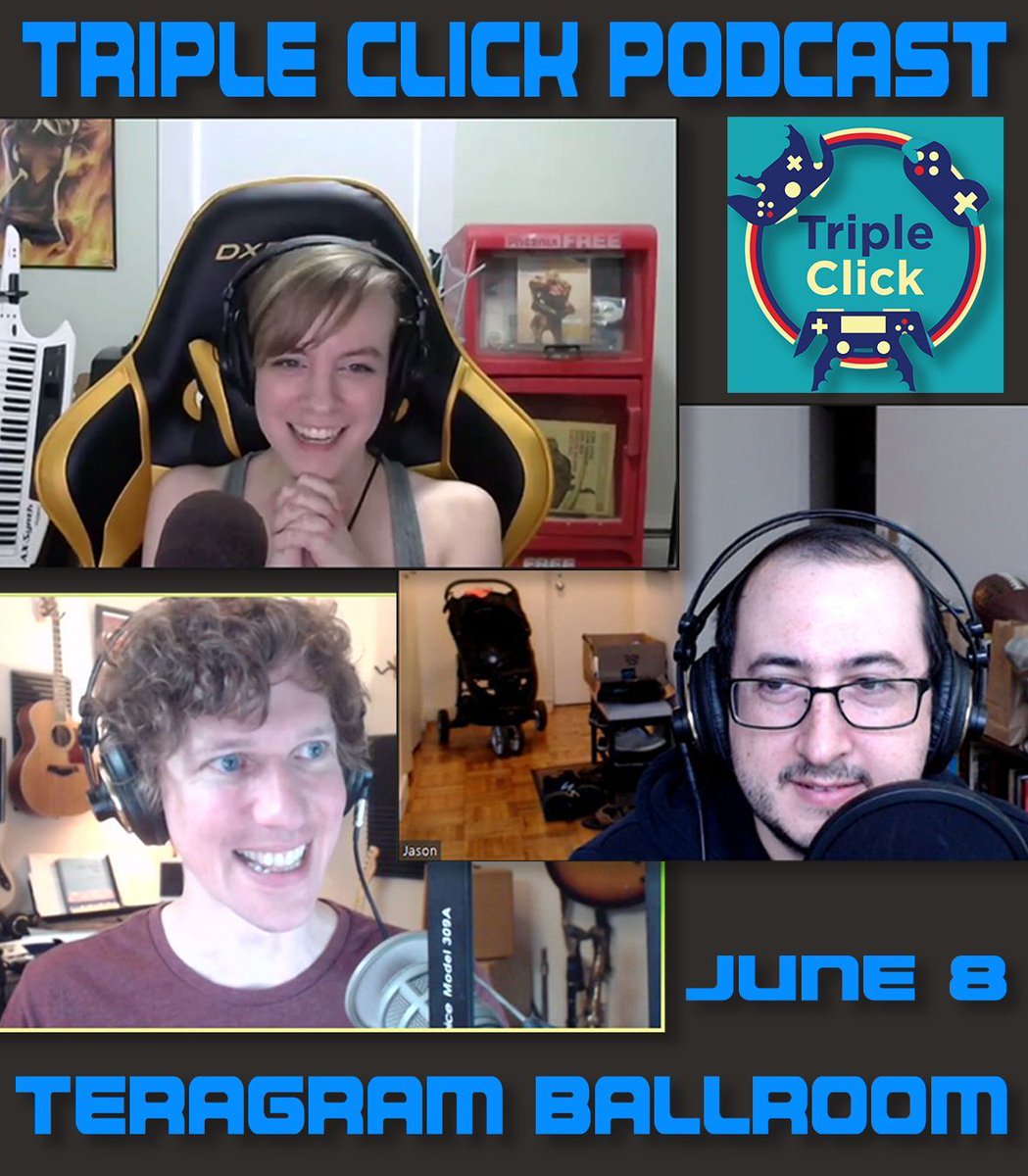 Join us for the Triple Click Podcast on June 8th at Teragram Ballroom! 🎙️ Get your tickets now - link in bio! 🌟 #TripleClickPodcast #TeragramBallroom