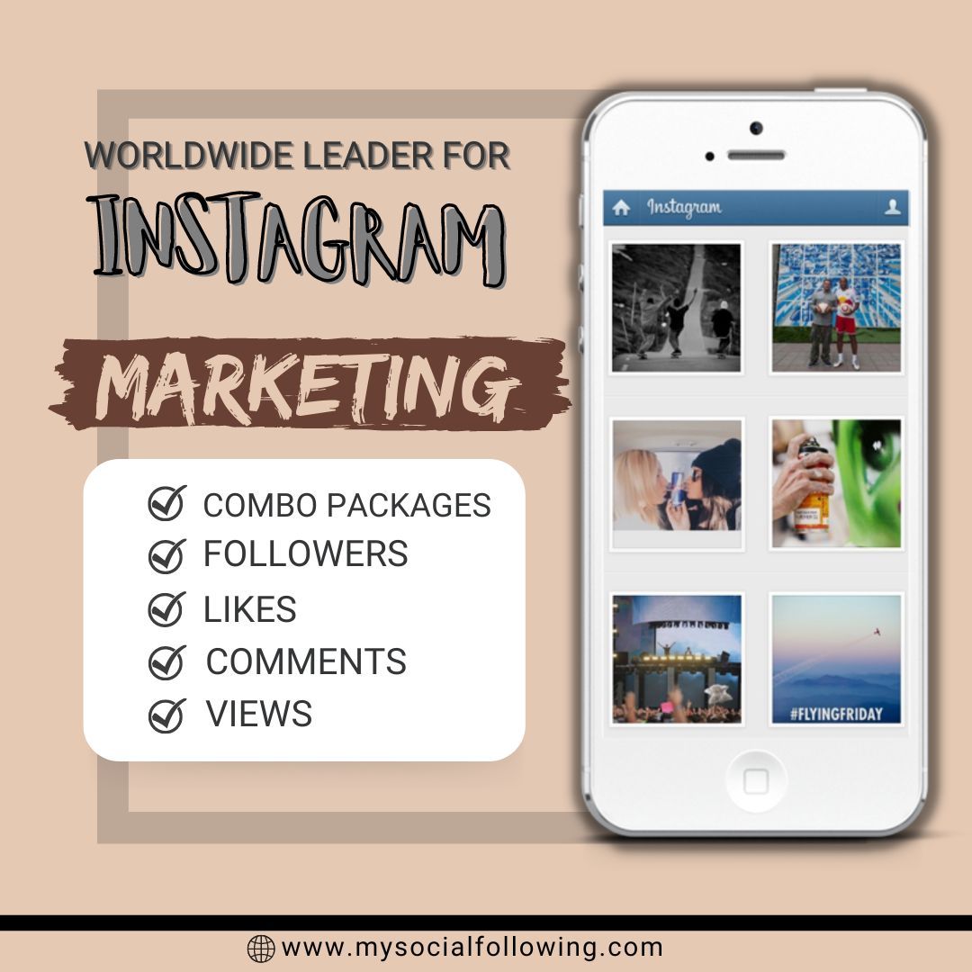 Our Instagram Promotion Services will help you get the attention of the right audience. We will give proper attention to your profile, post, video/IGTV, or Instagram Reel. 

Learn more: mysocialfollowing.com 

#socialmediamarketing #instagram #instagrammarketing #promotion