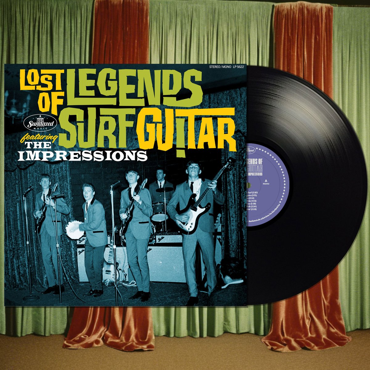 15 sizzlin’ surf guitar cuts recorded by brothers Richard and Thomas Frost! More known for their work as Powder, they shred through these surf-rockin’ standards – all tucked away until now! This title will be available 6/14! Preorder here: sundazed.com/impressions-th…