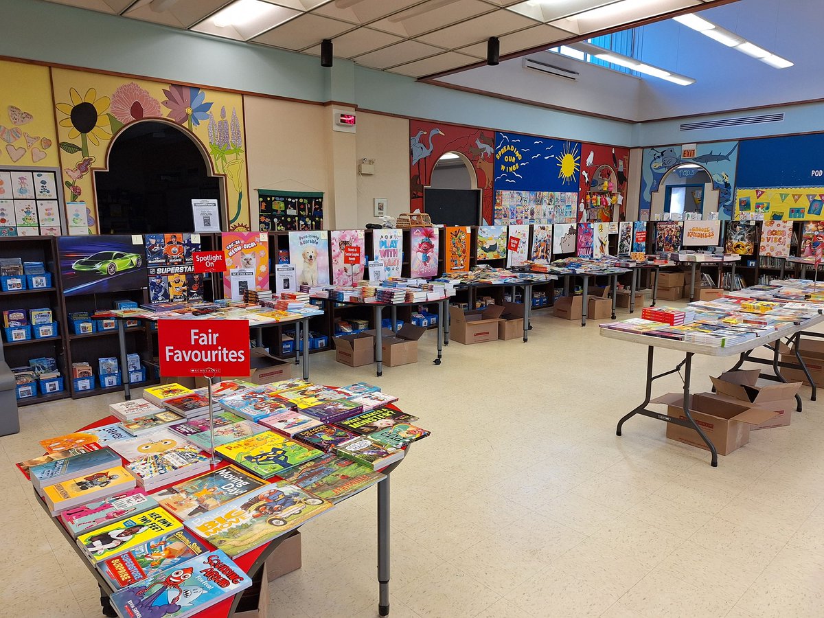 mskhigdon's tweet photo. Next week is going to be a busy one! Our @MDEschool Scholastic Book Fair begins Mon. Apr. 22  until Fri. Apr. 26, 2024! Thanks to all who helped set up afterschool today! I'm so very grateful! #RaiseAReader  #Teamwork https://t.co/BOj7W0UW2y