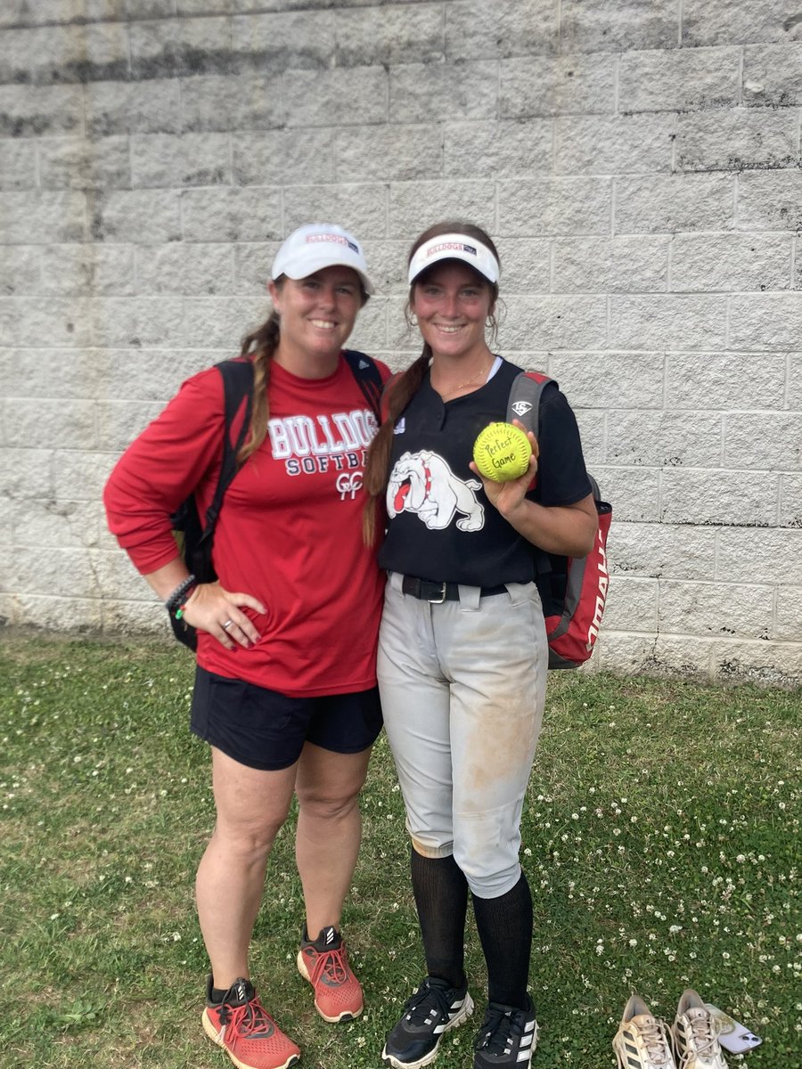 Super proud of you ADDIE MOSS!! Our girl PITCHED A PERFECT GAME AND THE THIRD IN GMC HISTORY!! 
GMC VS Andrew College 8-0
8 strikeouts