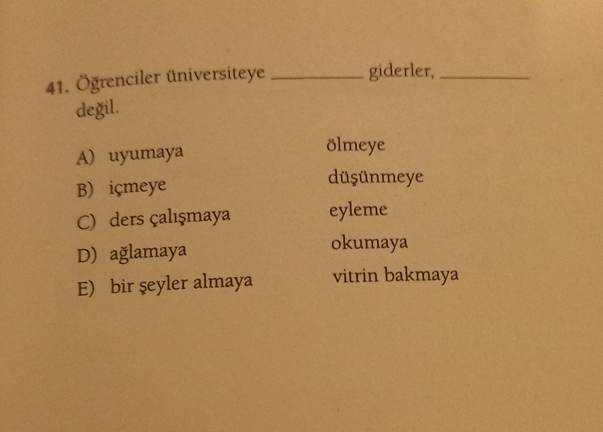 Yıllar önce düşünmüştüm, #AlejandroZambra da düşünmüş, yazmış Yetişkinler için günlük yaşamdan test soruları:)) Gençlere dayatılan türden.