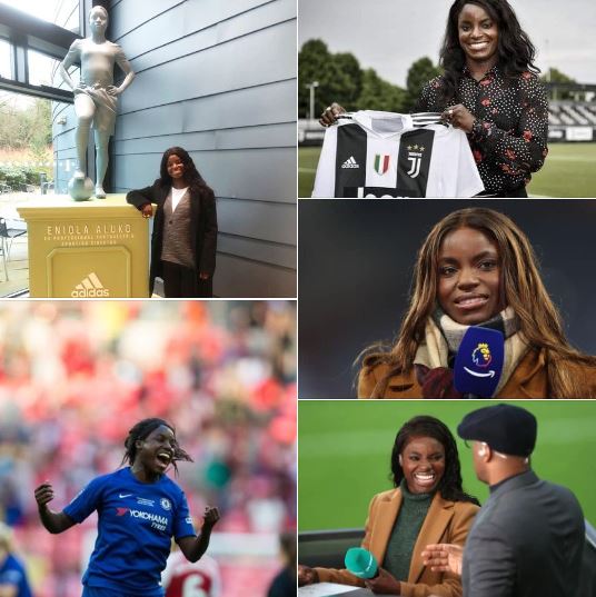 Nigerian-born 🇳🇬 former British footballer Eniola Aluko recently made history as the FIRST black woman to own a football club in Italy. The 37-year-old Eniola Aluko invested over $100m as part of mercury 13 group to acquire the FC Como women's team in Italy. Eniola Aluko was ex