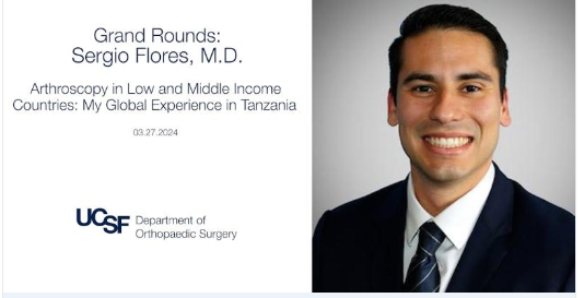 Dr. Sergio Flores Grand Rounds talk, 'Arthroscopy in Low and Middle Income Countries My Global Experience in Tanzania'. @sergio_flores2 youtu.be/EnVER5mZLUQ?si…