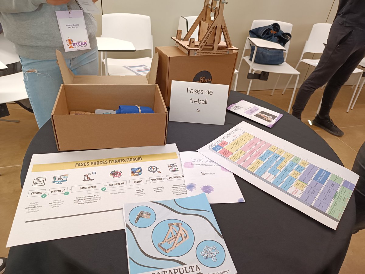 BRUTAL!!!!
Enhorabona, escoltar a l'alumnat explicant el seu procés d'aprenentatge ha estat increïble.
#aprendreImporta
#aprenentatgeprofund 
#ABP amb sentit 
Gràcies <a href="/sergidelmoral/">Sergi del Moral</a> Rosa <a href="/ielesvinyes/">Les Vinyes</a> per #compartirsignificats. 
#STEAMconf24