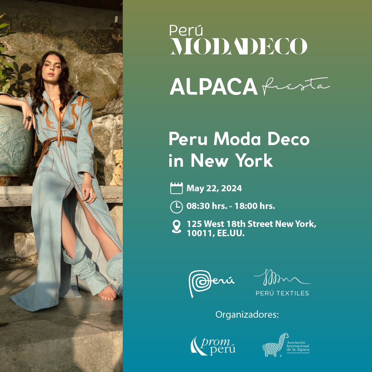 PeruMODA's tweet image. ¡Descubre el encanto del diseño peruano en Nueva York! 🗽✨
Únete a nosotros en la Misión Comercial #PerúModaDeco   🇵🇪🛋️ ¡No te pierdas esta oportunidad de explorar lo mejor de las líneas de algodón, alpaca, bebés, niños y decoración en la gran manzana!
#DiseñoPeruano #NuevaYork