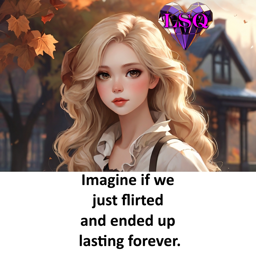 🥰🥰🥰
Imagine if we just flirted and ended up lasting forever.

Find more on: lsq.me 

🥰🥰🥰

#Wisdom #love #lovequote #beauty #lovequotes #wisdomquotes #lovequotesforher #lovequotesforhim #livebeautifully #quote #quotes #quotesoftheday #relatablepost…