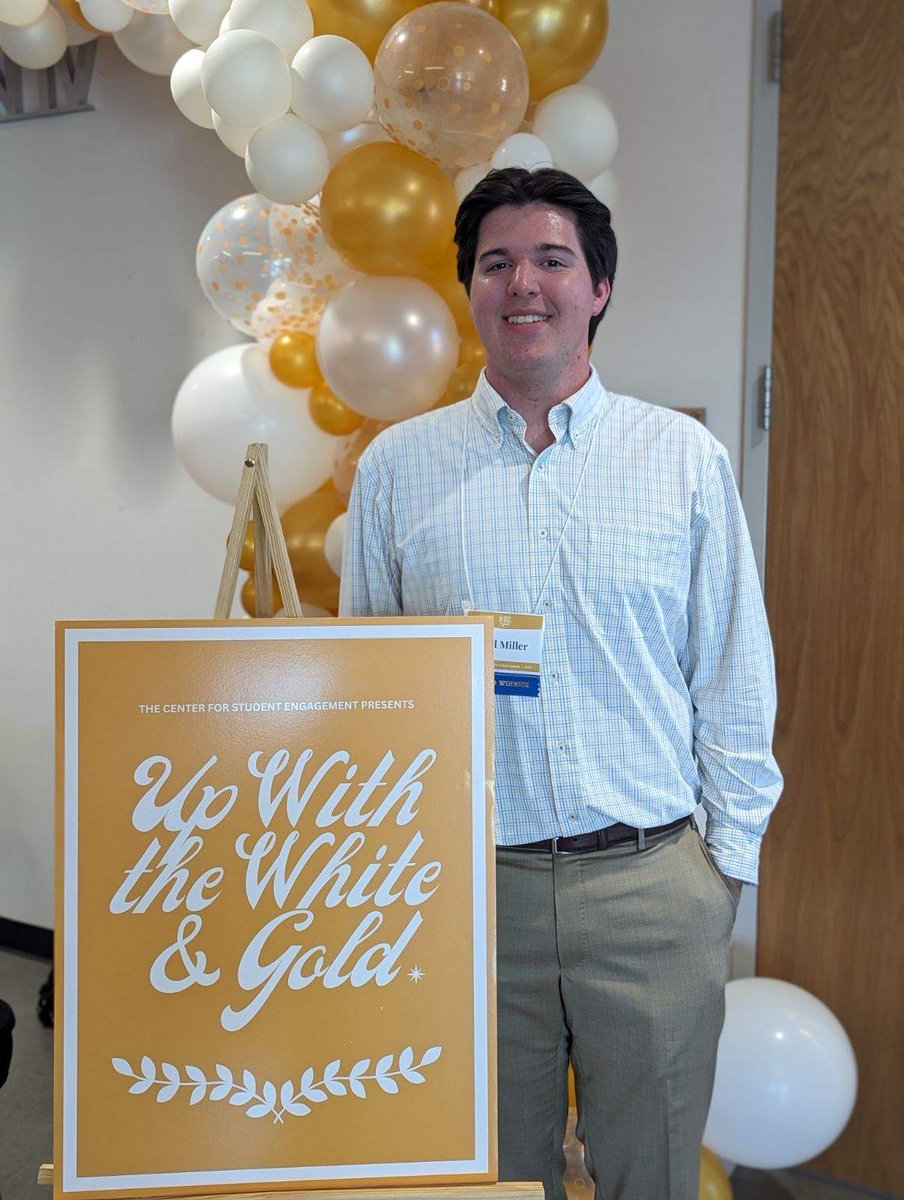 Congratulations to our VP Will Miller for receiving the 26th annual TECHcellence award from the <a href="/GeorgiaTech/">Georgia Tech</a> Division of Student Life at the White &amp; Gold Award Ceremony this past Monday!