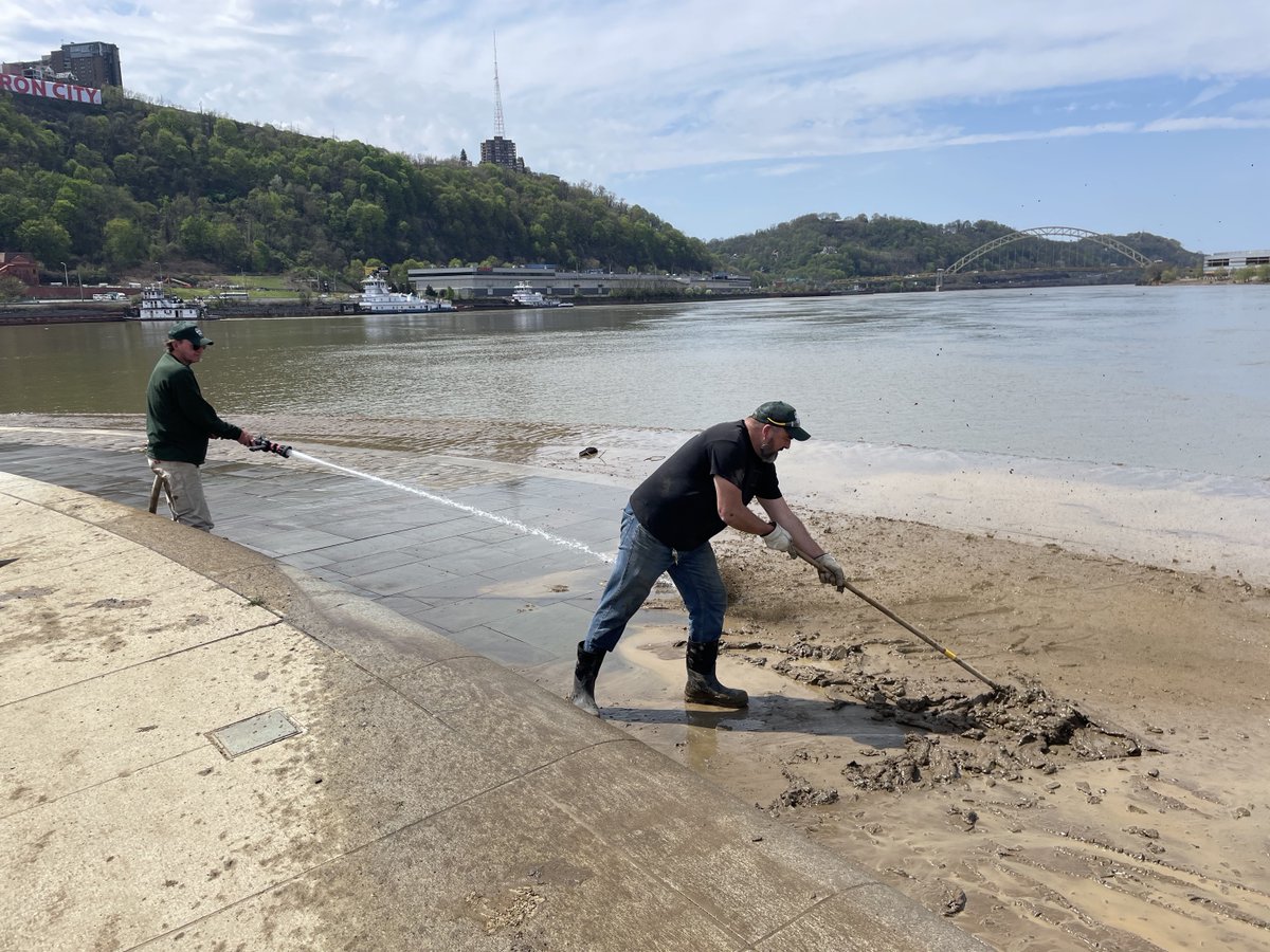 DCNRnews's tweet photo. DCNR announced that facilities at #PointStatePark in Pittsburgh impacted by two recent major flooding events have reopened ahead of schedule, and the park will ready for a busy spring and summer of events. Learn more ➡️ https://t.co/0AxVSNBJUi. #PaStateParks https://t.co/7gk93WvXG1