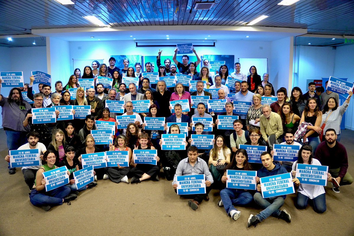 23 DE ABRIL: TODOS Y TODAS A LA MARCHA FEDERAL UNIVERSITARIA ✌🏻 Hoy el Consejo Metropolitano se reunió con referentes de la comunidad universitaria. El 23 nos vemos en las calles para defender la universidad pública, gratuita y de calidad! Comunicado 👇🏼 pjciudad.org.ar/notas/defensa-…