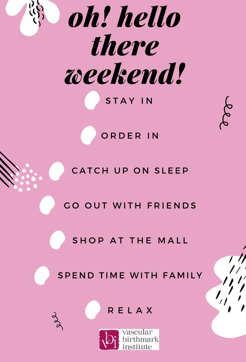 The weekend is here! We hope you enjoy it!