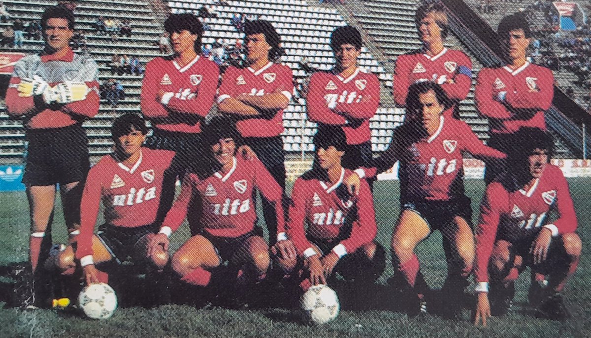 Club Atlético Independiente de Avellaneda. Formación de 1987 #Independiente #todorojo #futbolargentino #80s #bochini #bocha #futbol #futbolretro #football #classicfootball
