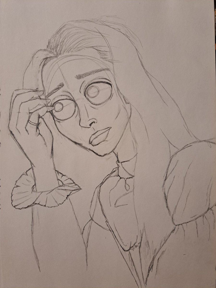 Ok that feels better... Everyone's favorite vampire sad boi, Louis de Pointe du Lac (played by Brad Pitt)🦇🖤

#sketch #vampire #Louis #thevampirechronicles #practice #bradpitt #interviewwiththevampire #pencilsketch #gaunt #bigeyes #workinprogress #wip