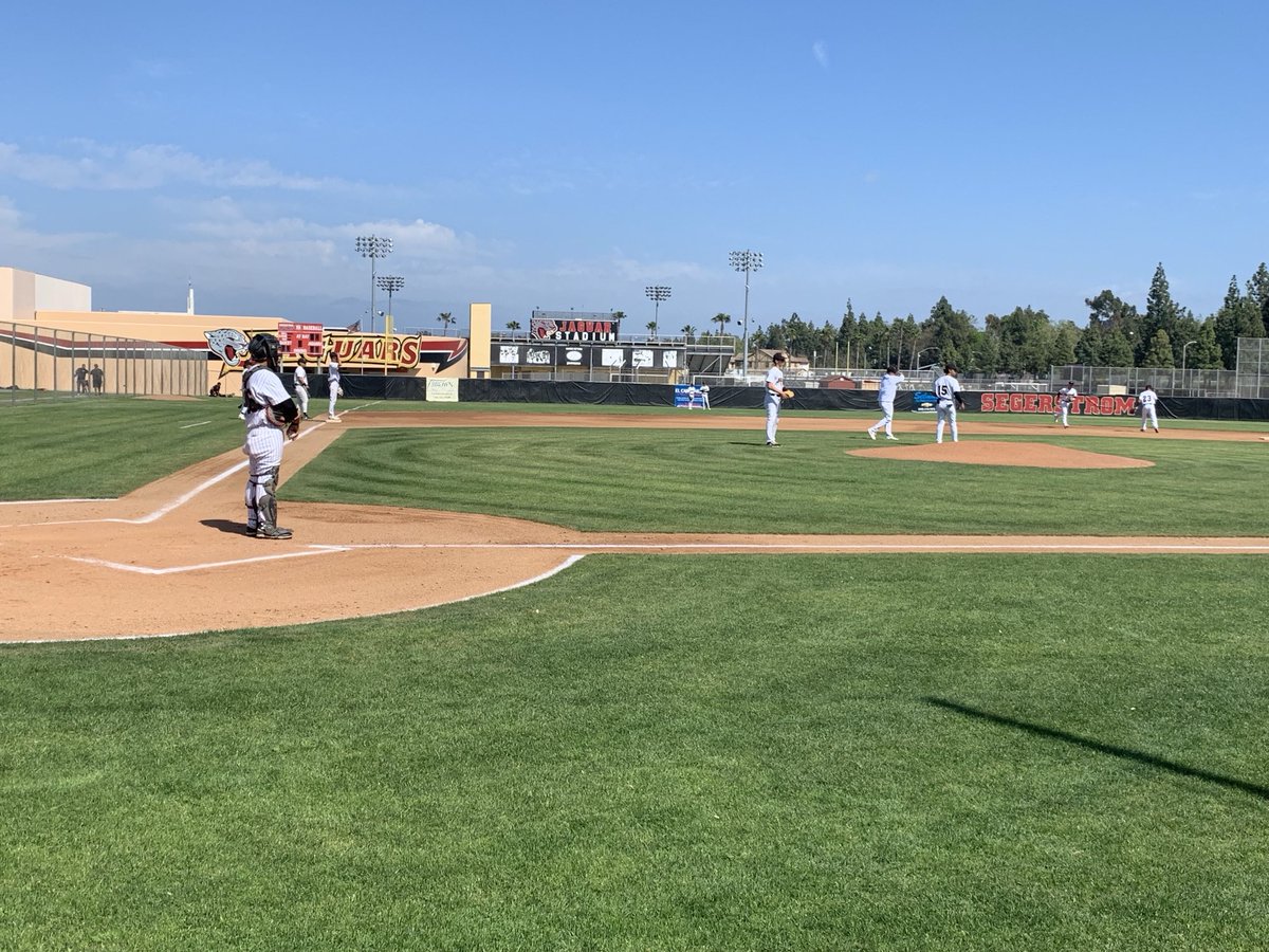 SEGERSTROM TAKES ON KATELLA IN BATTLE FOR SECOND PLACE IN GOLDEN WEST LEAGUE. PHOTO: Tim Burt, OC Sports Zone. ⁦@OCSportsZone⁩ ⁦@SegerstromBall⁩ ⁦@SantaAnaUSD⁩ ⁦@FernandoMDonado⁩ ⁦@alexcsuarez08⁩ ⁦@KatellaKnights⁩