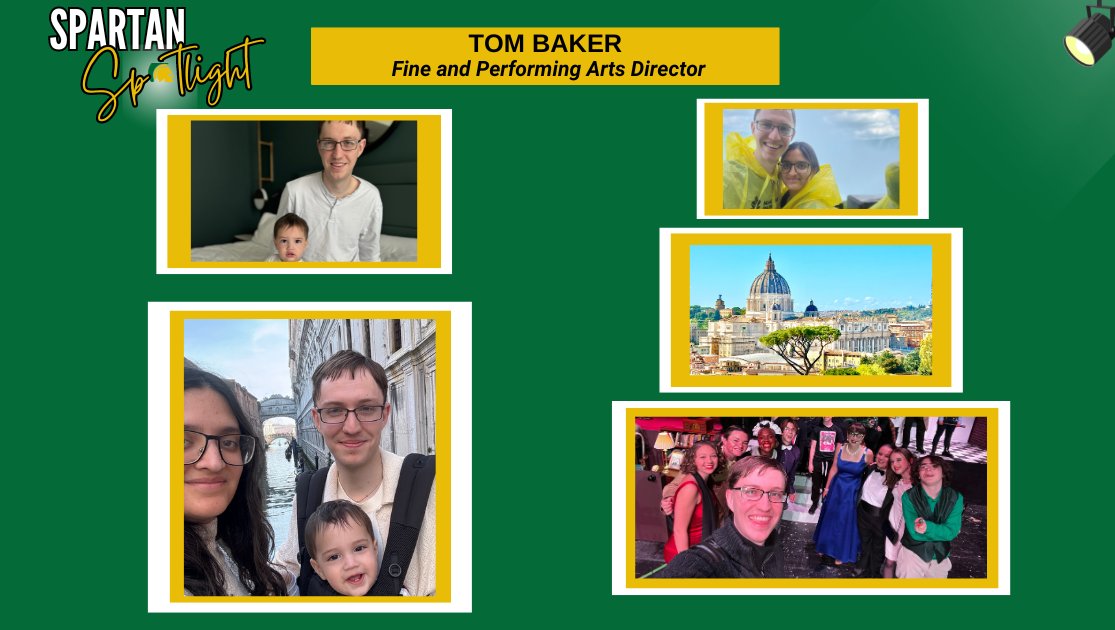 This week's Spotlight shines on Mr. Tom Baker, a true inspiration at Saint Mark's High School! With a passion for education and a heart full of dedication, Mr. Baker enriches our school community daily. #saintmarkshs #spartanstrong #allthingspossible #spartanspotlight