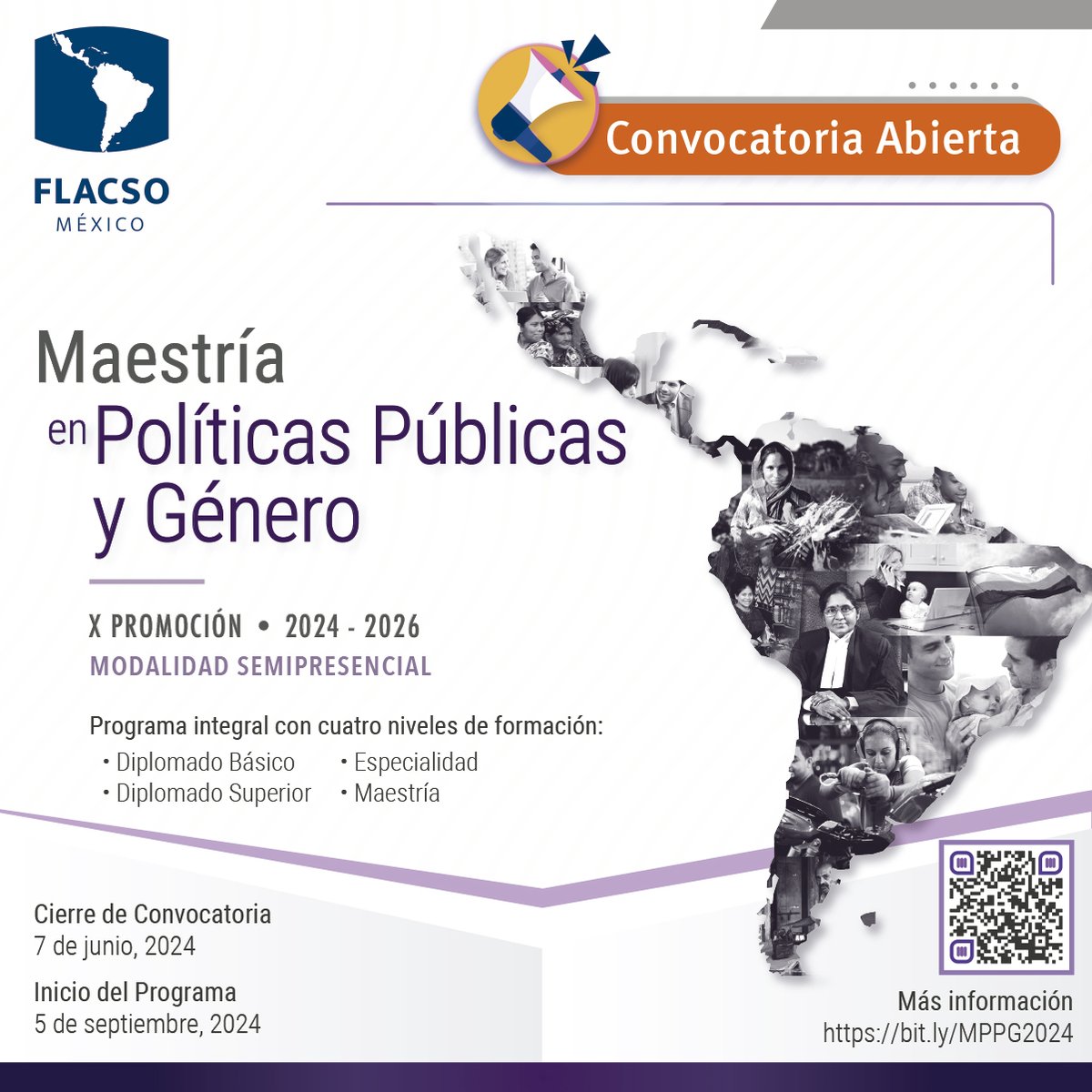 FlacsoMx's tweet photo. ¿Aún no te decides a estudiar un posgrado? 

En la #MPPG puedes graduarte en cuatro etapas progresivas, lo que te permite avanzar en niveles de especialización.

Elige el que más te convenga: Diplomado Básico, Superior, Especialidad o Maestría.
🌐 https://t.co/w8Fxzb8QXD https://t.co/Co0CpJsOOL