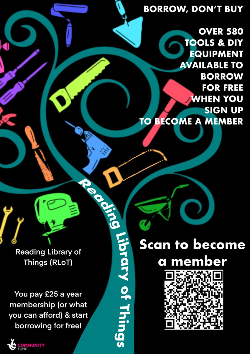 Making it easy for you to become a member of #ReadingLibraryOfThings
#borrowdontbuy 
Scan the QR code.