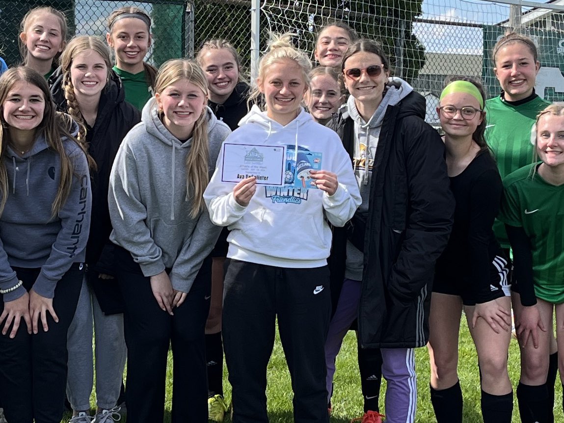 Congratulations to Ava DeSplinter!  This weeks Village Home Stores Athlete of the Week!    <a href="/athleticsGHS/">Geneseo Athletics</a>   <a href="/GHSSoccer2/">Geneseo High School Soccer</a>  <a href="/JeremyMosierGHS/">Jeremy Mosier</a>