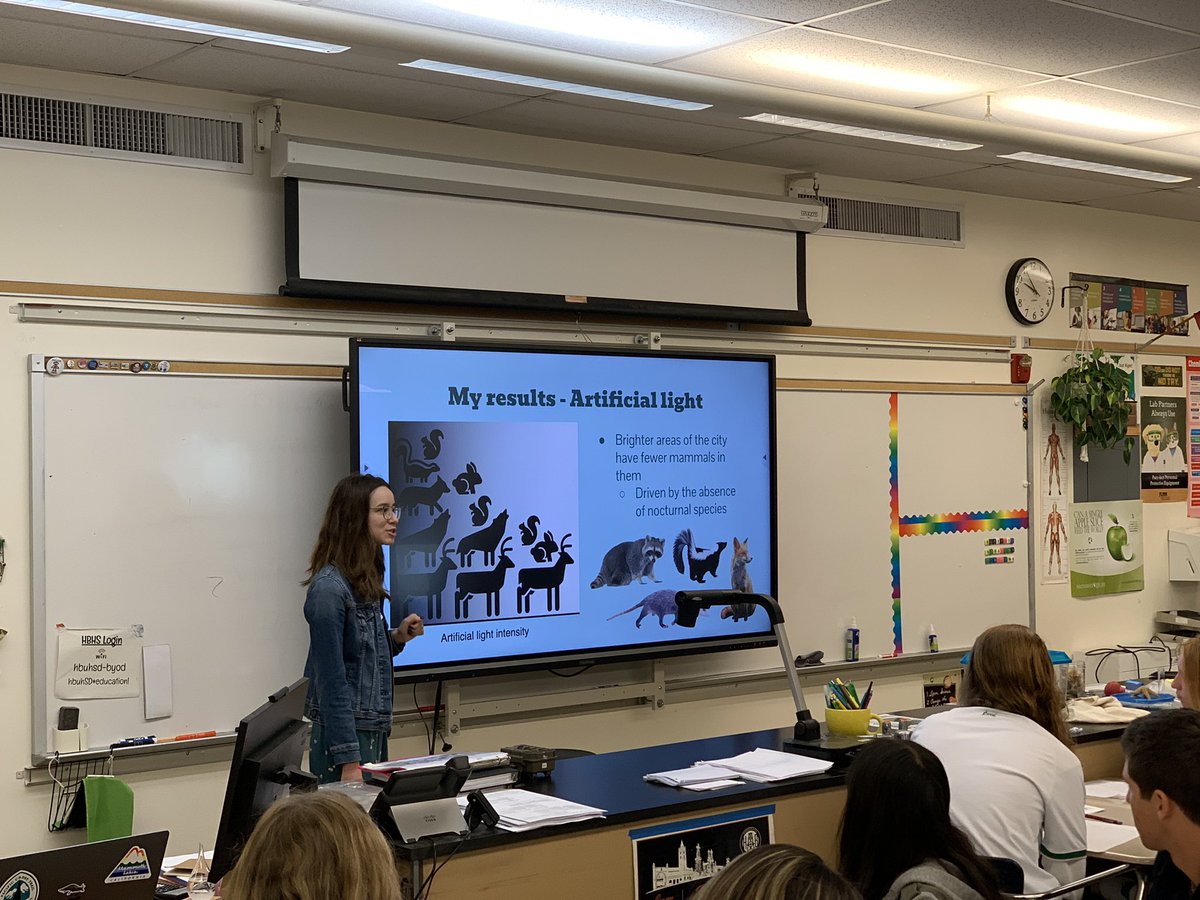 csulb_rds's tweet photo. RDS volunteers @erin_n_weiner and @EmilyABlackwell discuss human impact on mammals. Spoiler: it’s not all bad! Wildfire and urbanization pose challenges to wildlife, but through research and thoughtful stewardship, we can leave ecosystems better than we found them 🔥🌃 https://t.co/dJx68Wtz0e