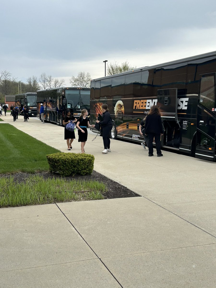 Sending 150 of our Panthers to the Kings Island Music festival.They will be performing tonight and enjoying the theme park tomorrow.Thank you to Mrs. Johnson,Mr. Davis,Mrs. Bryan, Ms. Yoder, Mrs. Fowler and a host of chaperones for making this happen for our kiddos. #Pantherproud