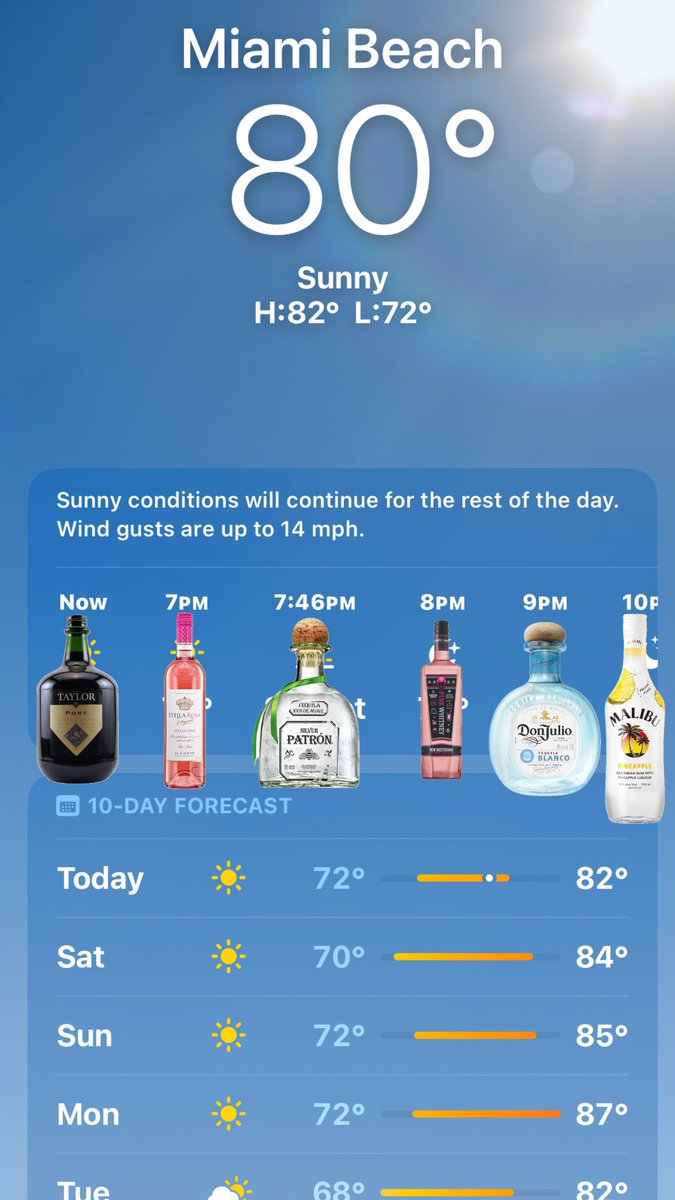 im tryna check the weather for this summer &amp; this all it’s showing me🤦🏽‍♀️