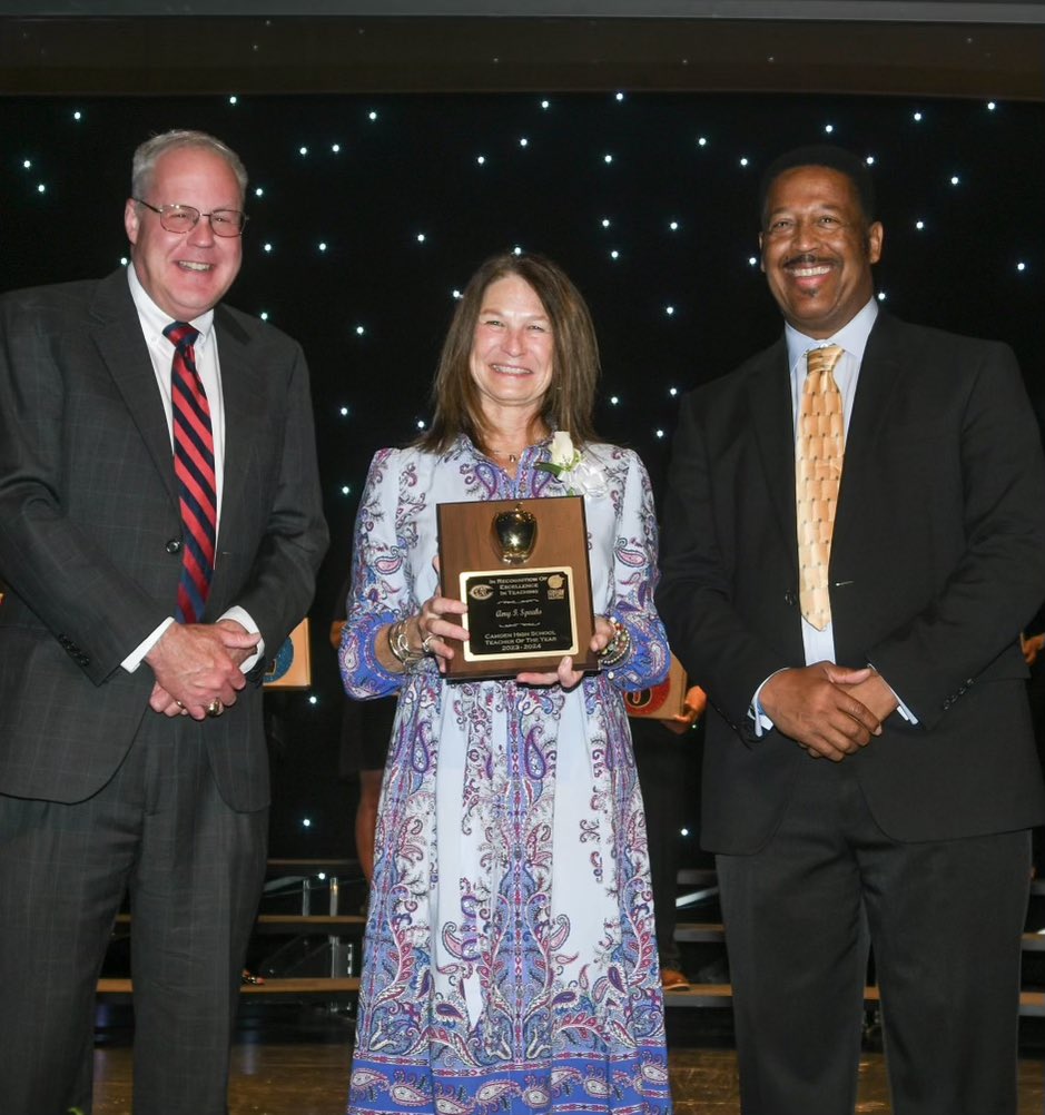 We are so proud of Mrs. Amy Speaks, CHS Teacher of the Year.  Her compassion for our students is the guiding light of her teaching philosophy.  Her love for the Gold and Black is an example for all of us to follow.  Thank you Mrs. Speaks from the bottom of our Bulldog Hearts.